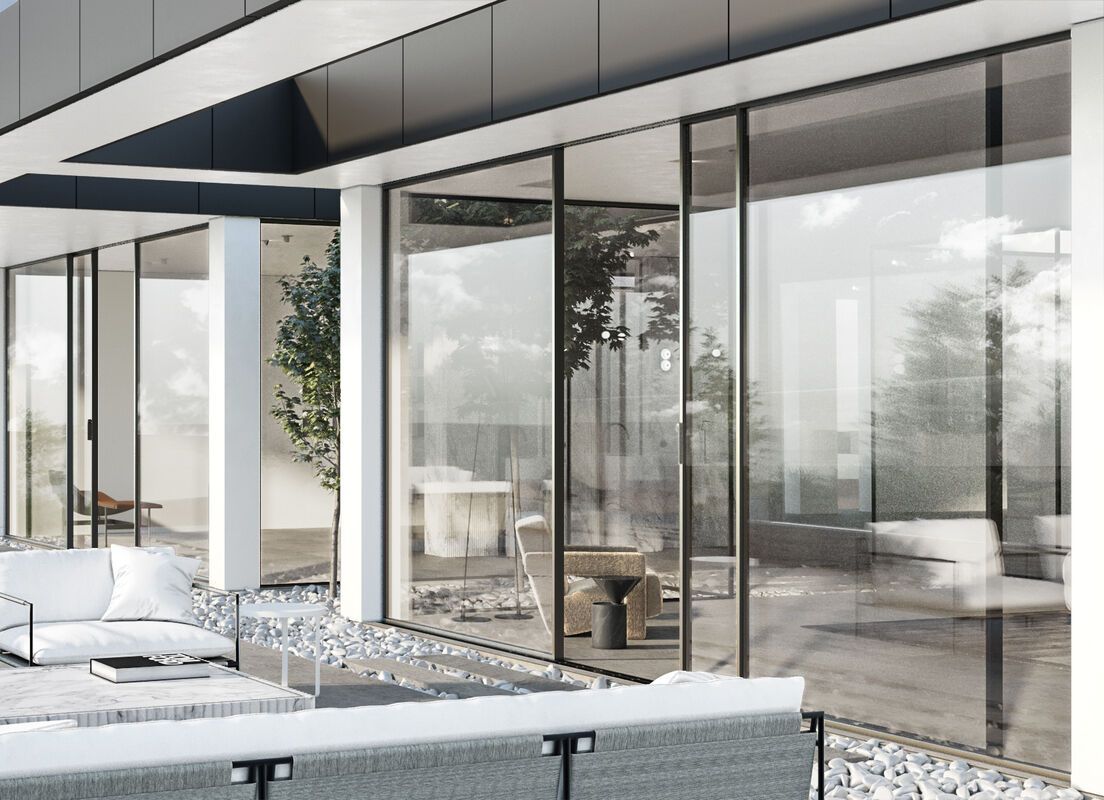 SL650 floor-to-ceiling glass sliding doors