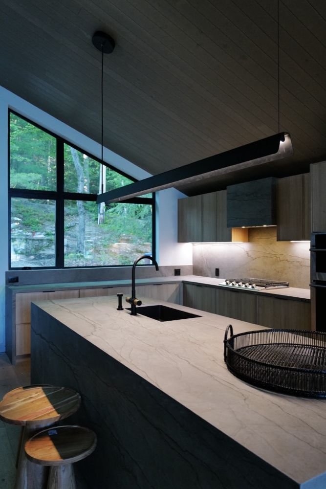Casement window in a modern kitchen